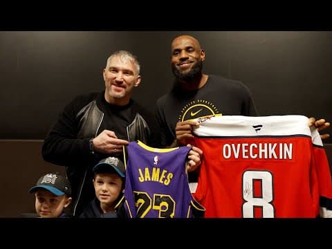 ICYMI: Ovechkin, LeBron swap Jerseys