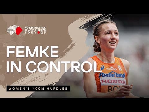 Bol cruises to the 400m hurdles semi-final with 53.75 | World Athletics Championships Tokyo 25