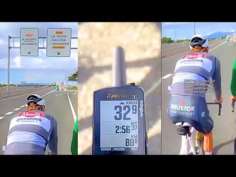 Van Der Poels INSANE Cyclocross WarmUp Explained (this is not normal)