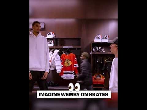 Imagine how tall he'd be on the ice 😲 (via @NHL/TT)