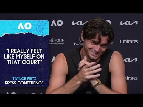 Taylor Fritz Press Conference | Australian Open 2026 First Round