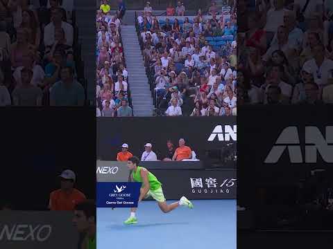 Courtside view of Alcaraz's MATCH POINT! 😎