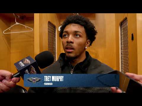 Trey Murphy III on defense, Karlo Matkovic | Pelicans-Bulls Postgame Interview 12/14/25