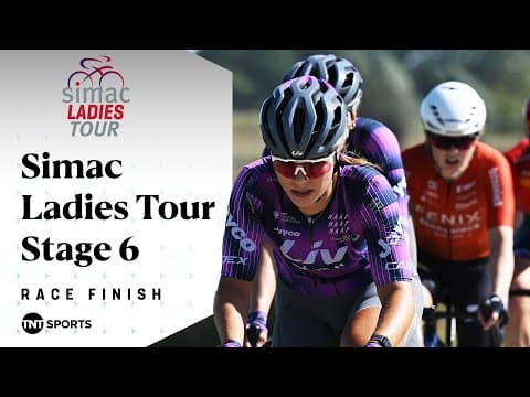 UTTER DOMINATION! 💪 | Simac Ladies Tour 2025 Stage 6 Final KM's | TNT Sports Cycling