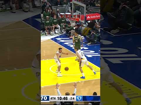 Johnny Furphy Scoops Up Loose Ball & Throws it Down in Transition