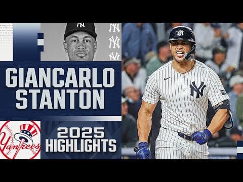 BIG G POP! 💥 Giancarlo Stanton continued his march toward 500 home runs in a STRONG 2025 campaign!
