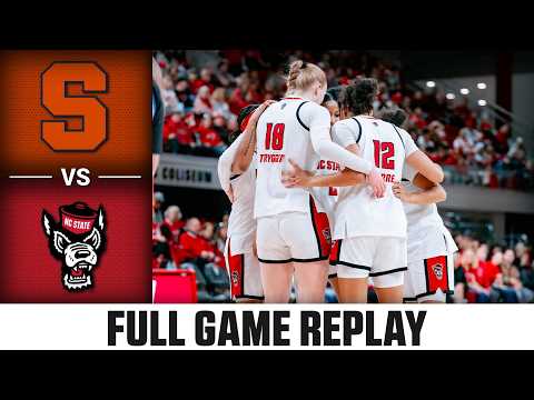 Syracuse vs. NC State Full Game Replay | 2025-26 ACC Women's Basketball