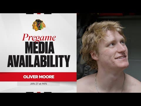 "That's where I can help the team win." | Oliver Moore Pregame 1.27.26