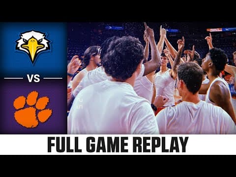 Morehead St. vs. Clemson Full Game Replay | 2025-26 ACC Men's Basketball