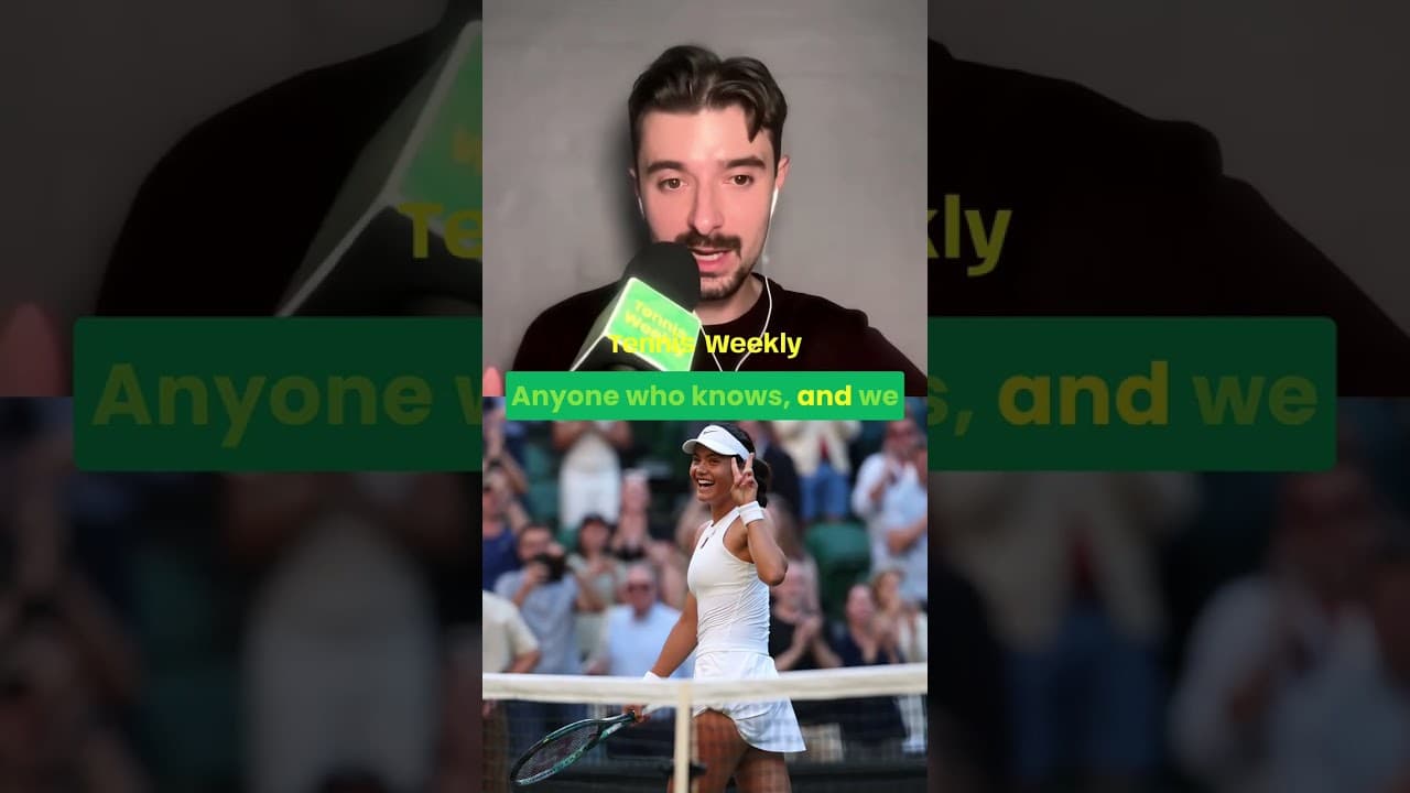 Can Emma Raducanu win Wimbledon? #raducanu #emmaraducanu #tennis