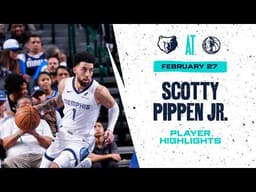 Scotty Pippen Jr. Highlights vs  Dallas Mavericks