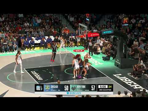 HIGHLIGHTS: Angel Reese Records 21 Points and 10 Rebounds in Sky Win over New York Liberty