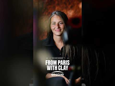 Marta Kostyuk reacts after reaching her first Roland-Garros semi-final