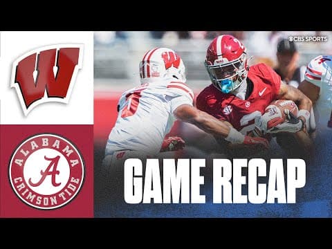 No. 19 Alabama takes down Wisconsin for 3rd straight time | Game Recap