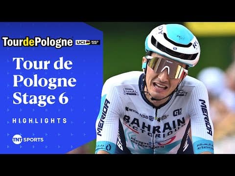 A REMARKABLE RIDE! 🌟 | Men's 2025 Tour de Pologne Stage 5 Highlights | TNT Sports Cycling