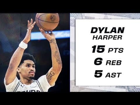 Dylan Harper Shows Off Crazy Buckets in Spurs Win over Magic