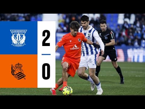 HIGHLIGHTS | Liga Hypermotion 25-26 | J23 | CD Leganés 2-0 Sanse | Real Sociedad