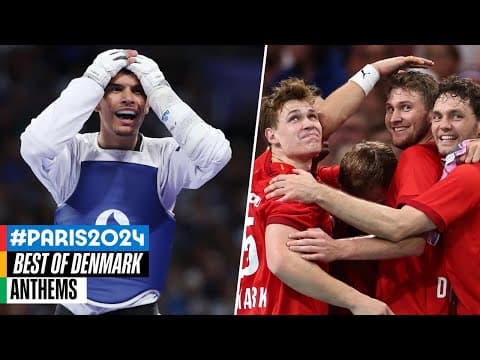 🇩🇰 The best of Denmark at the Paris 2024 Olympic Games | Anthems