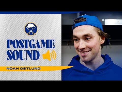 Noah Ostlund Scores Twice In Buffalo Sabres Win In Nashville | Postgame Media