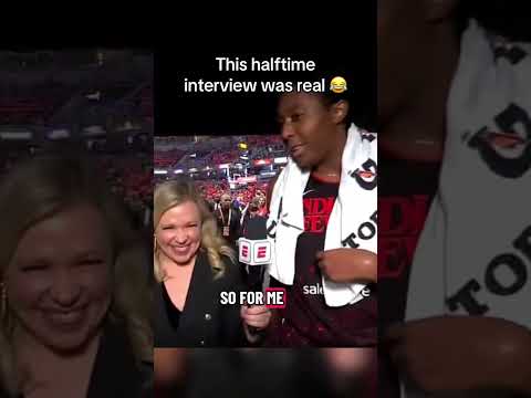 Aliyah Boston kept it real 😂