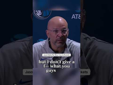 Jason Kidd didn't mince words after the Mavericks' 4th-straight loss