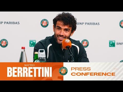 Matteo Berrettini | Round 4 Press Conference | Roland-Garros 2026