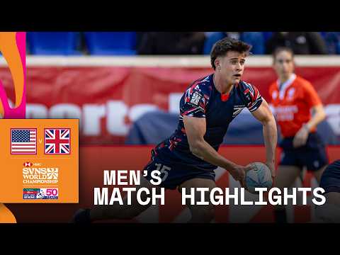 INSANE last second winner 😱 | USA v Great Britain | HSBC SVNS Hong Kong 2026 | Match Highlights