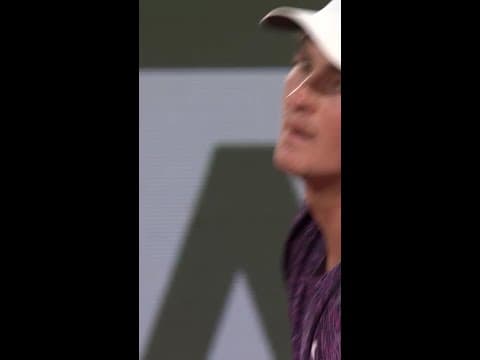 Mensik one set away from a first Grand Slam semi-final 👀  #shorts