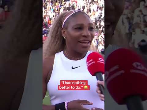 Serena Williams is so real for this 😂 (via @WTA/TT)