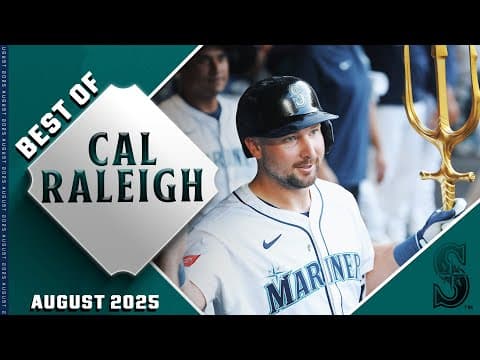 Cal Raleigh has himself a HISTORIC August🤩 (Big Dumper reaches 50 homers!!!)