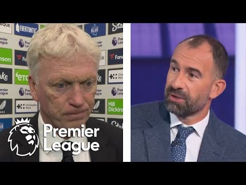 David Moyes discusses where Everton fell short against West Ham | Premier League | NBC Sports
