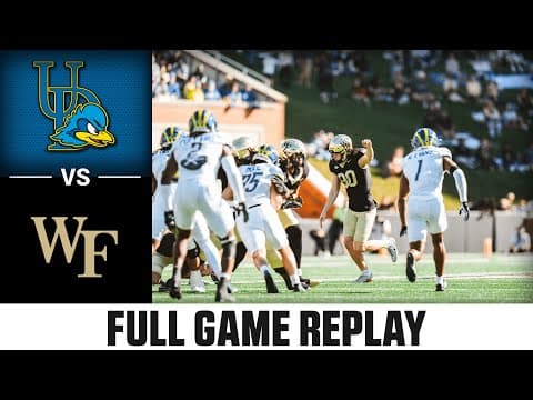 Delaware vs. Wake Forest Full Game Replay | 2025 ACC Football