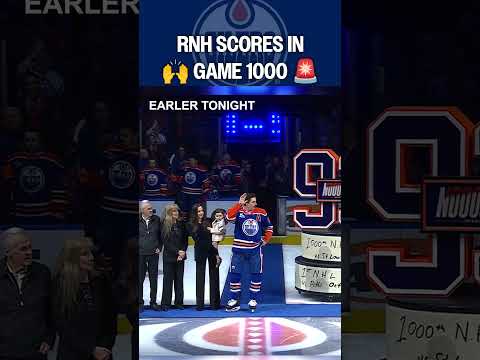 Nugent-Hopkins Scores in His 1000th Game 🤩🚨