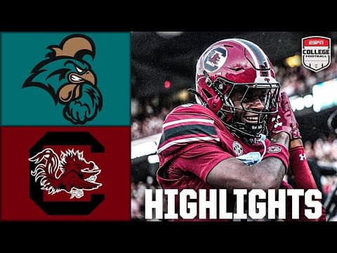 Coastal Carolina Chanticleers vs. South Carolina Gamecocks | Full Game Highlights | ESPN CFB