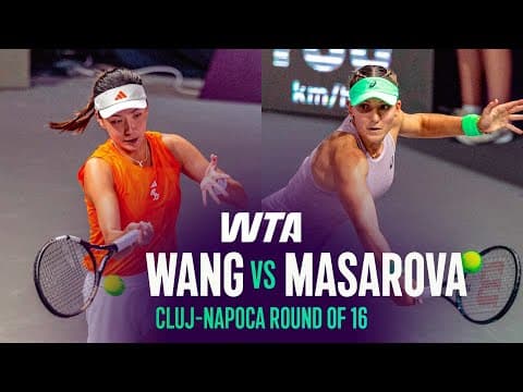 Xinyu Wang vs. Rebeka Masarova | 2026 Cluj-Napoca Round of 16 | WTA Match Highlights