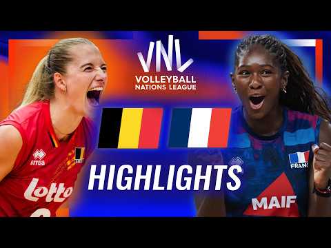 Belgium 🇧🇪 vs. France 🇫🇷 - Highlights | Week 2 | Women's VNL 2026