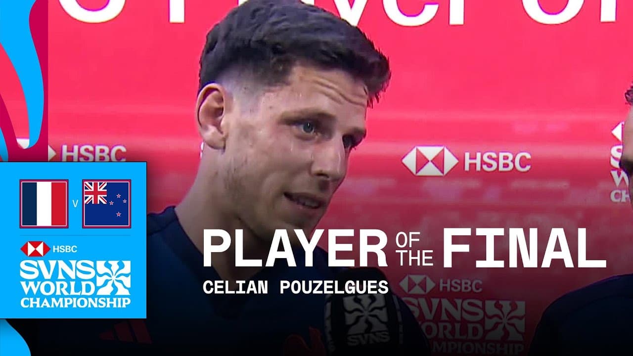 "A lot of emotion for me" 🥹 | Celian Pouzelgues  | HSBC SVNS Valladolid 2026 | Player of the Final