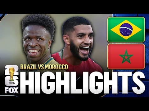 Brazil vs Morocco Highlights 🌎🏆 2026 FIFA World Cup™