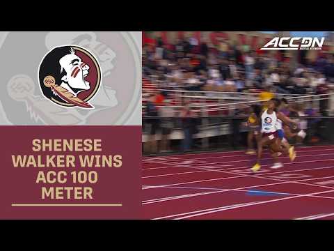 FSU's Shenese Walker Wins ACC 100 Meter