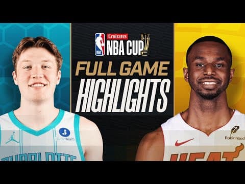 HORNETS at HEAT | FULL GAME HIGHLIGHTS | November 7, 2025