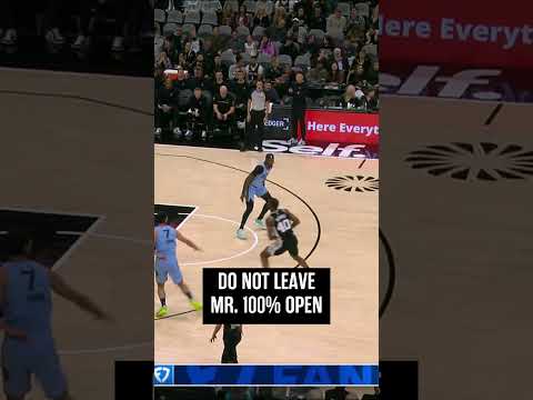 This man don't miss 😮‍💨  #spurs #nba #harrisonbarnes