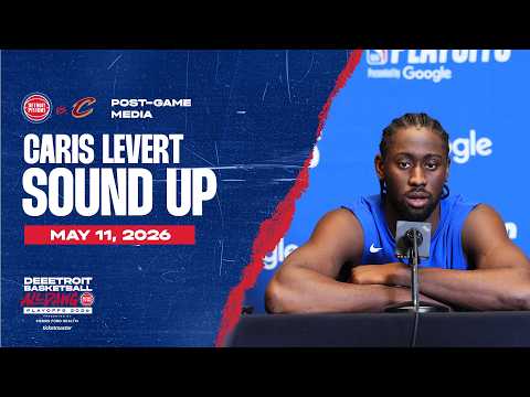 Round 2 Game 4: Post-Game Press Conference: Caris LeVert | Pistons vs. Cavs | 05.11.26