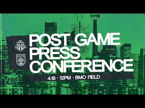 Austin FC Post-Match Press Conference | April 18, 2026