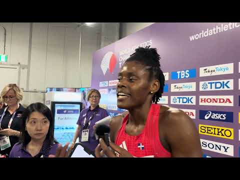 Marileidy Paulino Reacts to 47.98 for 400m Silver at 2025 Tokyo World Championships (In Spanish)
