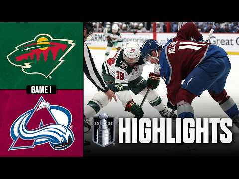 NHL Playoff Highlights | Wild vs. Avalanche | Game 1 | May 3, 2026