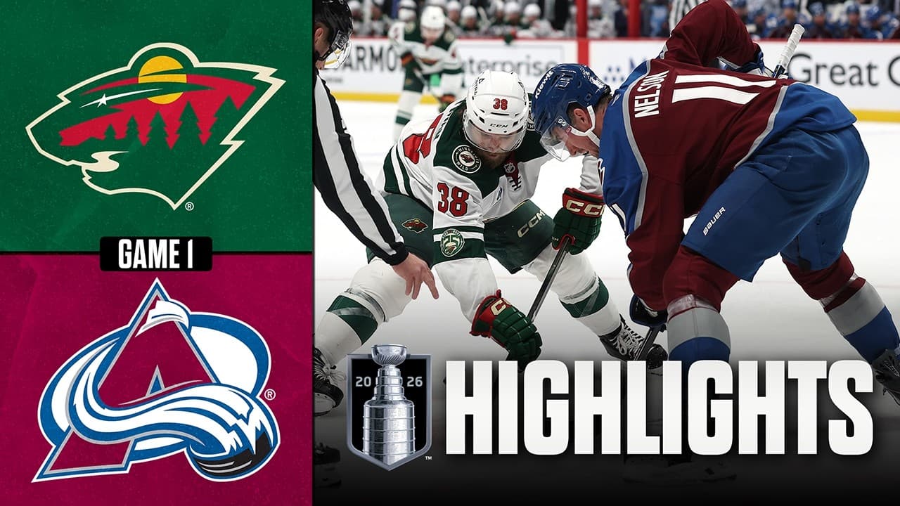 Wild vs. Avalanche | NHL Playoff Highlights | Game 1 | May 3, 2026