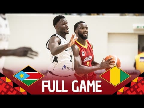 Group Phase | South Sudan v Guinea | Full Basketball Game | FIBA AfroBasket 2025