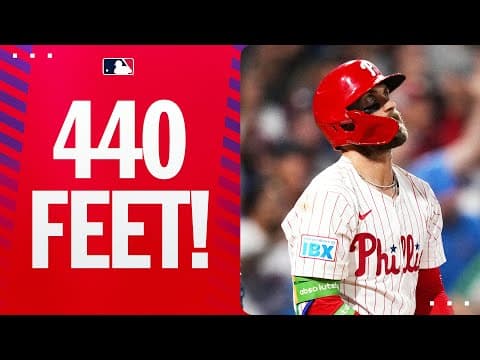 Bryce Harper CRUSHES a 440-foot homer! 🔔