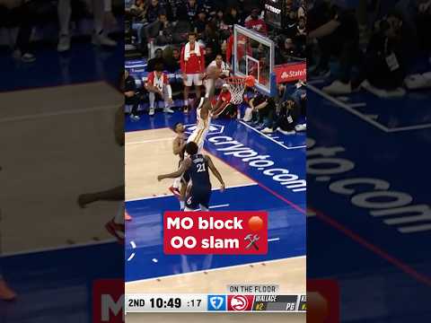 Defense to offense! #onyekaokongwu #mogueye #nba #hawks