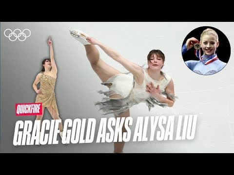 Alysa Liu Opens Up 🇨🇳 | American figure skaters Gracie Gold interviews Alysa Liu ⛸️